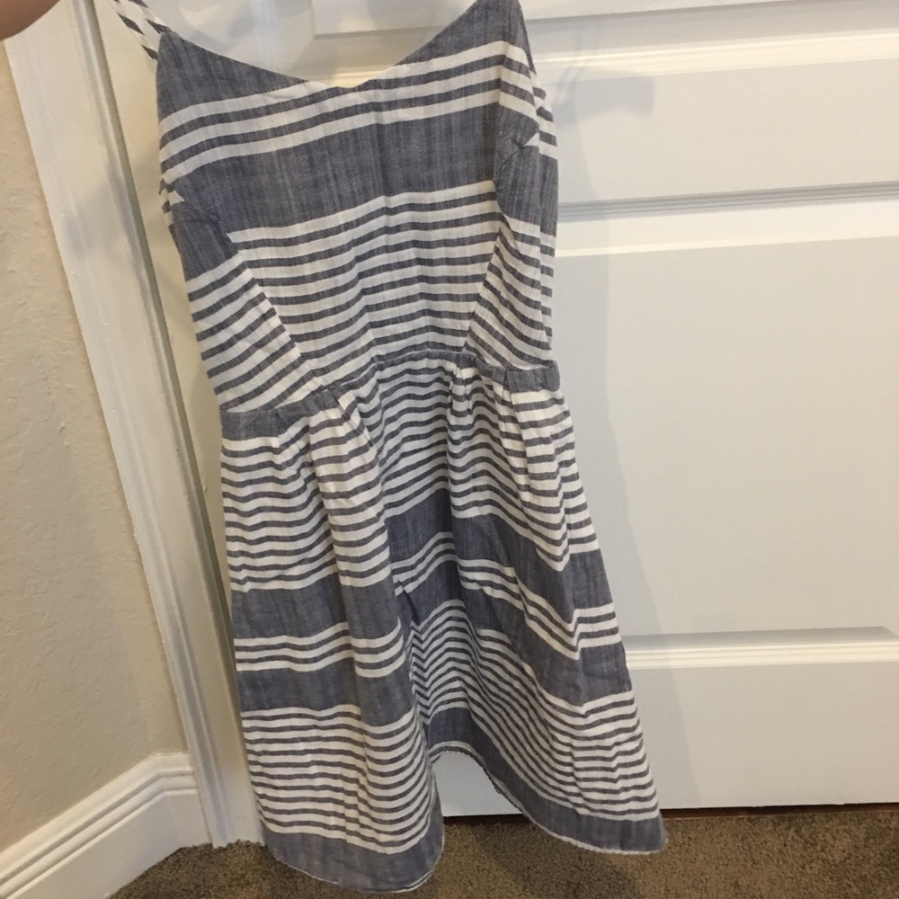 Old Navy striped apron dress